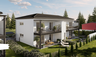 Visualisierung vom Wohnprojekt in der Thomas Schmid Gasse